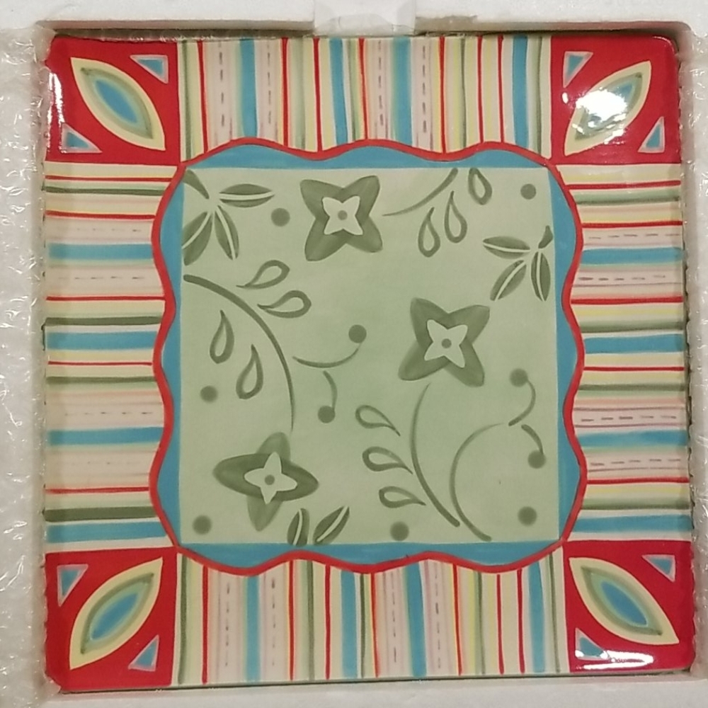 Vintage PartyLite Outdoor Café Candle Tray